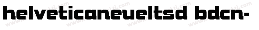 helveticaneueltsd bdcn字体转换